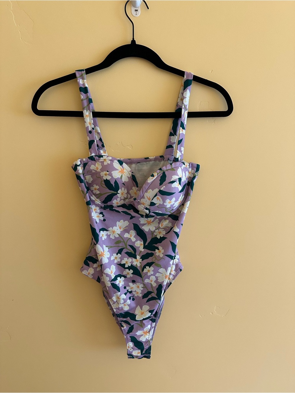 Lavender Floral One-Piece Bodysuit
